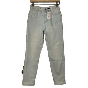 NWT Topshop Moto Mom High Waisted Denim size US 4